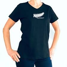 Black Feather Print T-Shirt